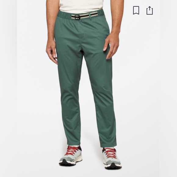 01. Algo Green Belted Hike Pants - Picture 3 of 3
